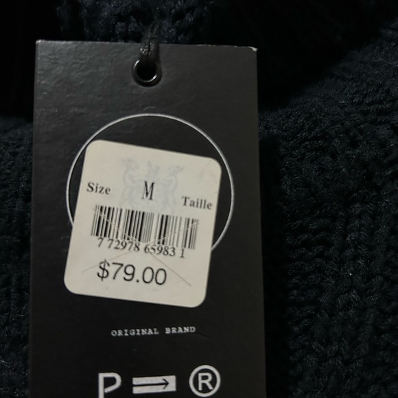 Projek Raw, Men, Turtleneck Sweater, Medium - Picture 3 of 4